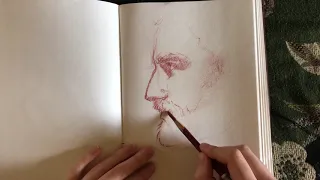 [ASMR] Sketchbook Drawing - no talking