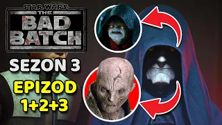 Star Wars The Bad Batch Sezon 3 Epizod 1-3 NAJGŁUPSZE TEORIE potwierdziły się!