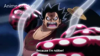 Bigmom And Kaido Find Out That Lightning And Fire Don't Effect Luffy