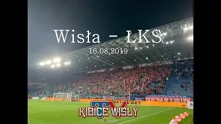 Doping Wisły Kraków na meczu z ŁKS, 16.08.2019