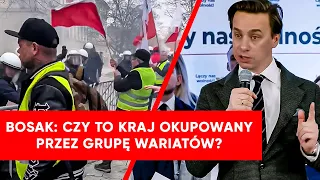 "Katastrofa". Bosak: Dla mnie to szokujące. "Pałowanie i gazowanie"