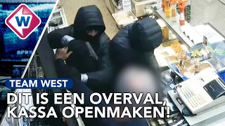 Overvallers maken geld en sigaretten buit bij avondwinkel - Team West