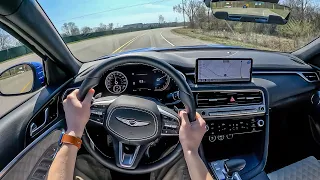 2024 Genesis G70 3.3T Sport Prestige - POV Test Drive (Binaural Audio)