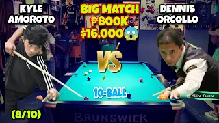 BIG MATCH 800K | Dennis Orcollo Vs Kyle Amoroto (8/10) Handicap 10Ball Race-21