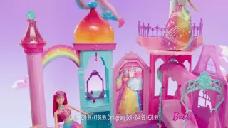 Barbie Dreamtopia - Barbie Rainbow Cove Princess Doll & Castle Playset