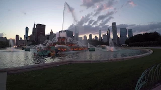 Amazing Chicago - Buckingham Fountain in the Sunset