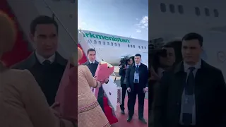 Президент Туркменистана Сердар Бердымухамедов прибыл в Астану