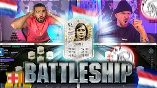 FIFA 22: FULL ICON BATTLESHIP WAGER 🔥🔥 DerKeller vs Wakez !!