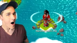 Boom Beach DEFEATING Hammerman HQ 25! Starting Over #4