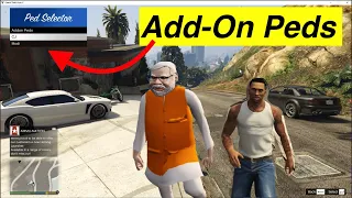 GTA 5 Modding || Add-On Peds || Modi Ji || Indian Prime Minister in GTA 5 Tutorial || Hindi || 2020