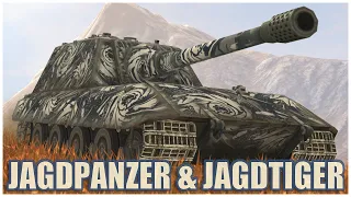 Jagdpanzer E 100 & Jagdtiger • WoT Blitz Gameplay