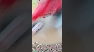 Tractor jump deep water mud