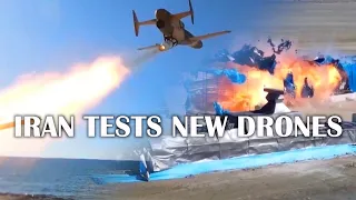 Iran tests new attack drones amid accusations of Russian military supplier