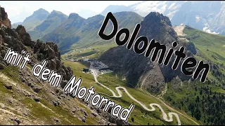 The Alps & Dolomites - Motorcycle trip (With motorbike and drone)