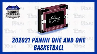 2020/21 Panini One and One Basketball - 10 Box Case Break #3