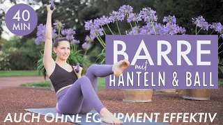 Barre 40 🏐🔩 Mit Hanteln & Ball | Für alle Stufen