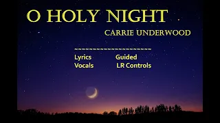 O Holy Night | Carrie Underwood | Karaoke Lyrics by CS Ling Studio