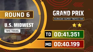 Asphalt 9 Grand Prix HURACAN SUPER TROFEO EVO 2⭐ | Round 6 | Touchdrive & Manual Laps | TIME TRAVEL