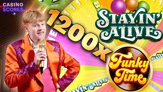 Funky Time Big Win - 1200X on Stayin Alive