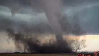 CLOSE RANGE Stovepipe Tornado near Gilmore City Iowa