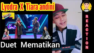 Lyodra feat Tiara andini-maafkan aku terlanjur mencinta(the voice kids 2021) REACTION