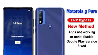 Motorola g Pure Frp Bypass App not working fixed | How to unlock google account on Motorola g pure