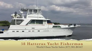 58 Hatteras Yacht FIsherman "Wild Goose" for Sale