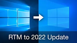 Updating Windows 10 RTM to 2022 Update!