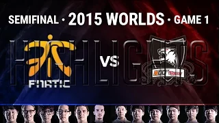 FNATIC vs KOO TIGERS Highlights Semi-Final Game 1 | S5 LoL World Championship 2015 | FNC vs KOO G1