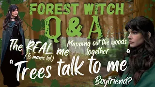 🌲 Forest Witch Q&A | "Trees talk to me" 🧝🏻‍♀️ & Exploring the woods together🌲