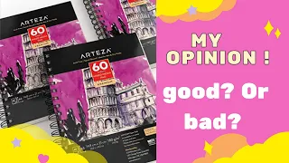 Arteza mixed media sketchbooks | my opinion | #review #Arteza