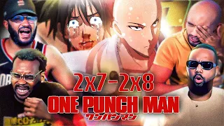 Saitama vs Suiryu! One Punch Man Season 2 Episode 7 & 8 REACTION/REVIEW!