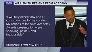 Will Smith resigns from Academy