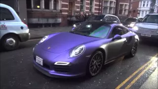 Matte Purple Turbo S LAUNCH CONTROL, CRAZY DRIFT and RED LINE REVS!