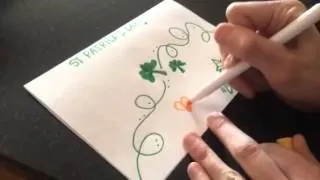 First doodle about St. Patrick's day