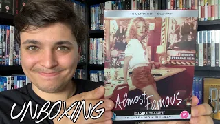 Almost Famous HMV Cine Edition 4K Unboxing