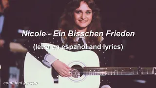 Nicole - Ein Bisschen Frieden (letra en español / lyrics) 🇩🇪