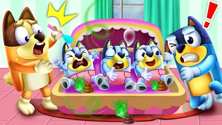 Ampliación de la familia de juguetes de Bluey: De tres a cinco | Muñecas Bluey | Bunya Toy Town