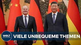 SCHOLZ IN PEKING: Kanzler warnt China vor Eroberung Taiwans - Scholz: Menschenrechte angesprochen