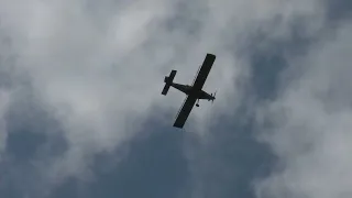 Air Tractor AT-602 flying overhead