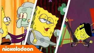 SpongeBob SquarePants | Muzikale momenten 🎵 | Nickelodeon Nederlands