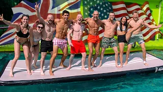 Backyard Gymnastics Challenge! {USA vs GBR}