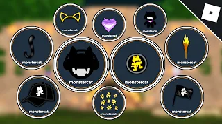 How to get ALL 10 IN-GAME ITEMS & BADGES in MONSTERCAT'S LOST CIV | Roblox