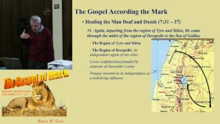 31. Healing the deaf and dumb man (Mark 7:31-37)