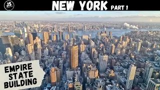 Manhattan’s Skyline from the Top of the Empire State Building! New York Vlog!