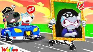The Masterpiece is Gone,Wolfoo! | Police Chase | Stranger Danger 🤩 Wolfoo Kids Cartoon
