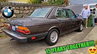 We Met This Amazing Manual BMW E28 528e Owner by Coincidence! He Bought it 15 Years Ago for $500!!!