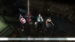 Marvel Ultimate Alliance #1 Прохождение на русском языке. Крутой человек паук и белый Ник Фьюри.