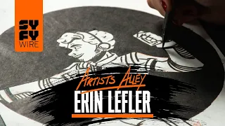 Star Wars Artist Erin Lefler Draws Star Lord (Artists Alley) | SYFY WIRE