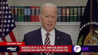 Biden announces U.S. ban on Russian oil imports